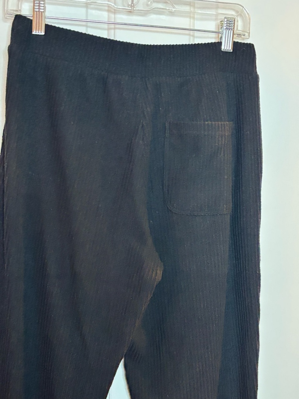 EUC ALO Women’s Black Wide Rib Knit Joggers Size M - Picture 8 of 10